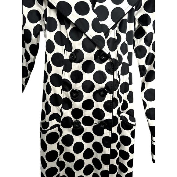 Polka Dot Trench Coat - Picture 3 of 4